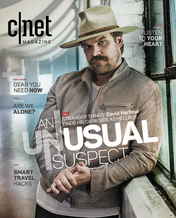 CNET Magazine Winter 2018 David Harbour